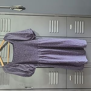 Universal Thread Smocked Dress with Puffed Balloon Sleeve Size Small